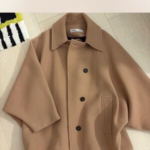 Zara Tan pea Coat